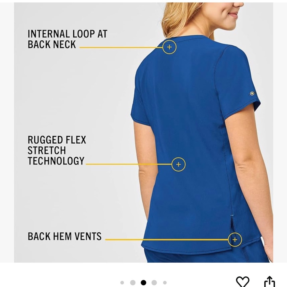 Scrub top - Picture 3 of 5